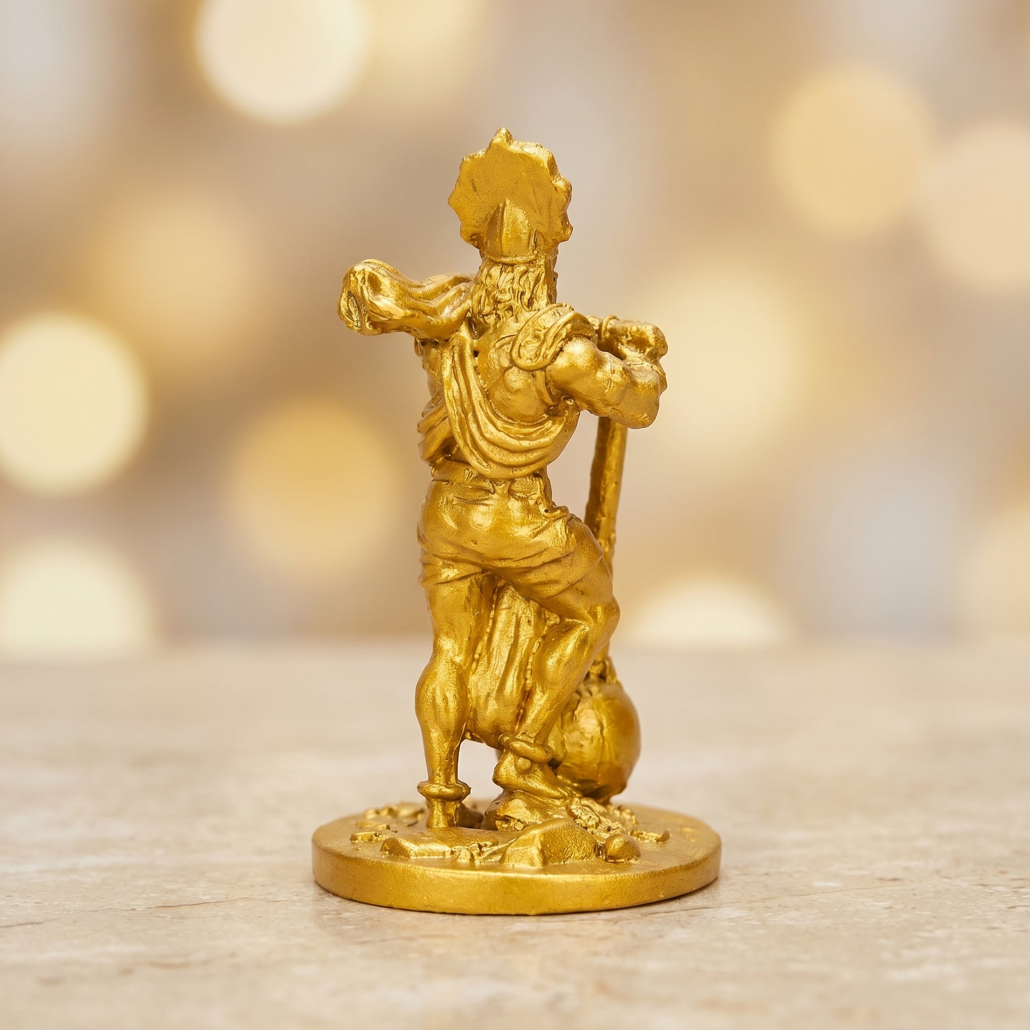 Bahubali Hanuman Ji Antique Gold