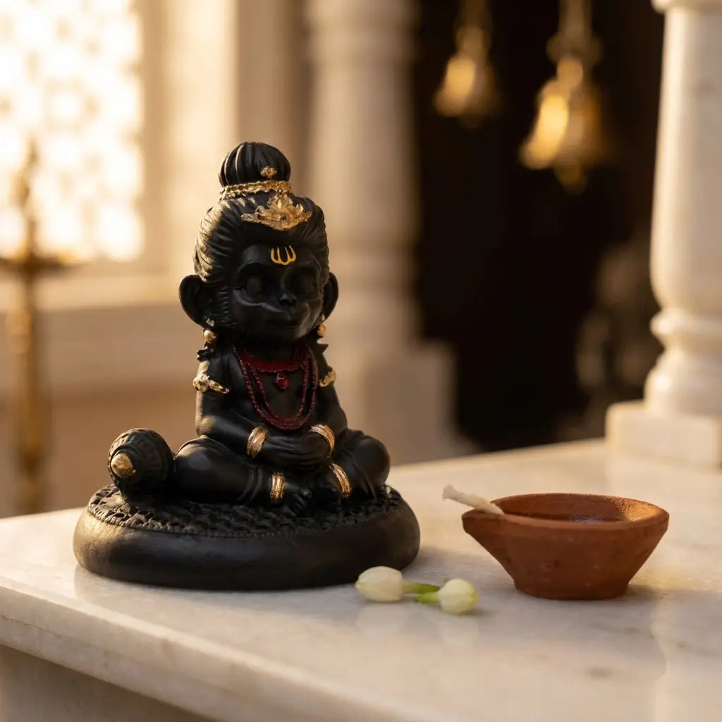 Bal Hanuman Ji Black– Cute & Powerful